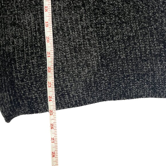 Time and Tru Black Open Front Cardigan Women's Size L Cozy Casual Knit Sweater - Picture 8 of 12